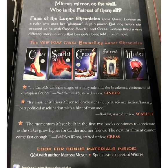 Books Marissa Meyer THE LUNAR CHRONICLES Mixed Set of 6 Cinders Series - Picture 4 of 6